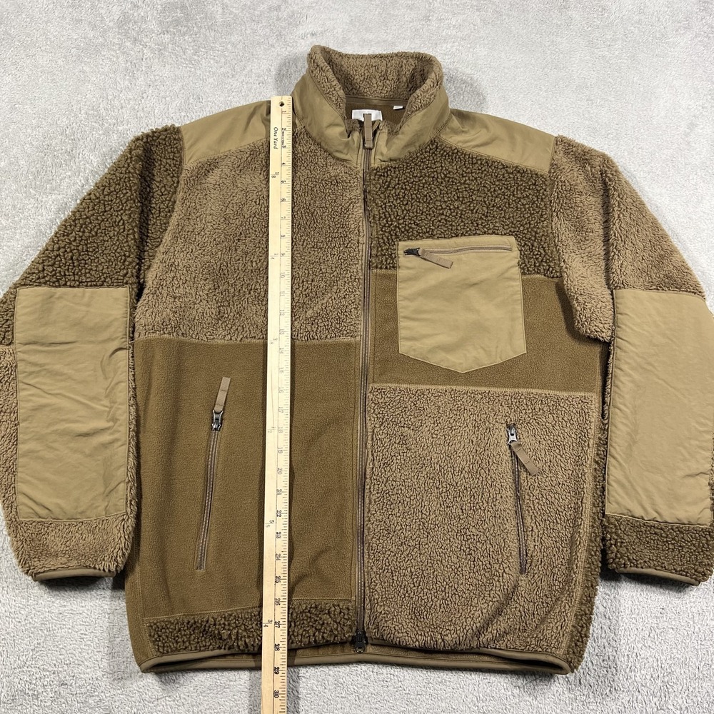 Engineered Garments Uniqlo Jacket Mens Large Fleece Combination Sherpa Patchwork - Picture 5 of 13